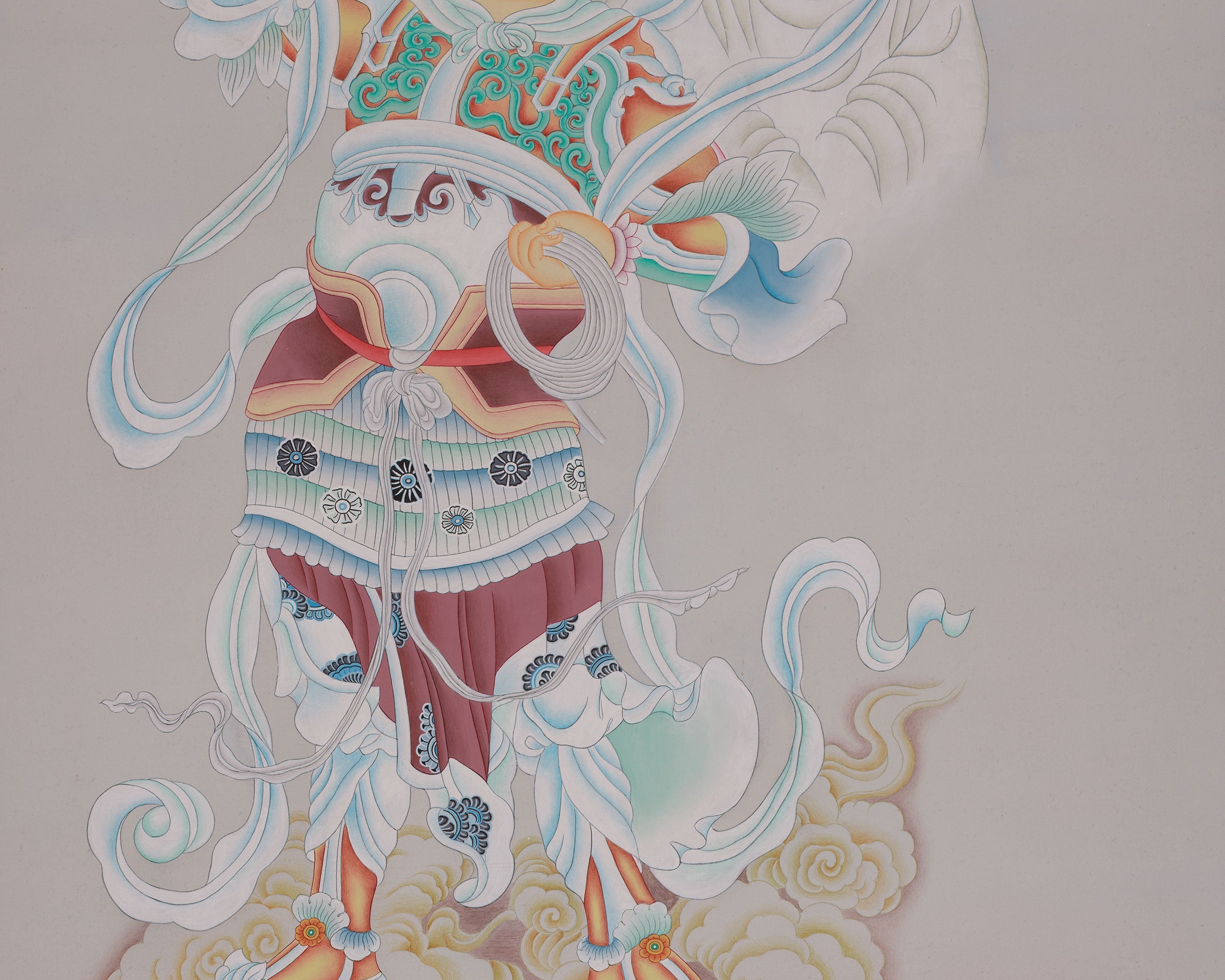 Guanyin (Avalokitesvara) Artwork |  White-Robed Bodhisattva of Compassion