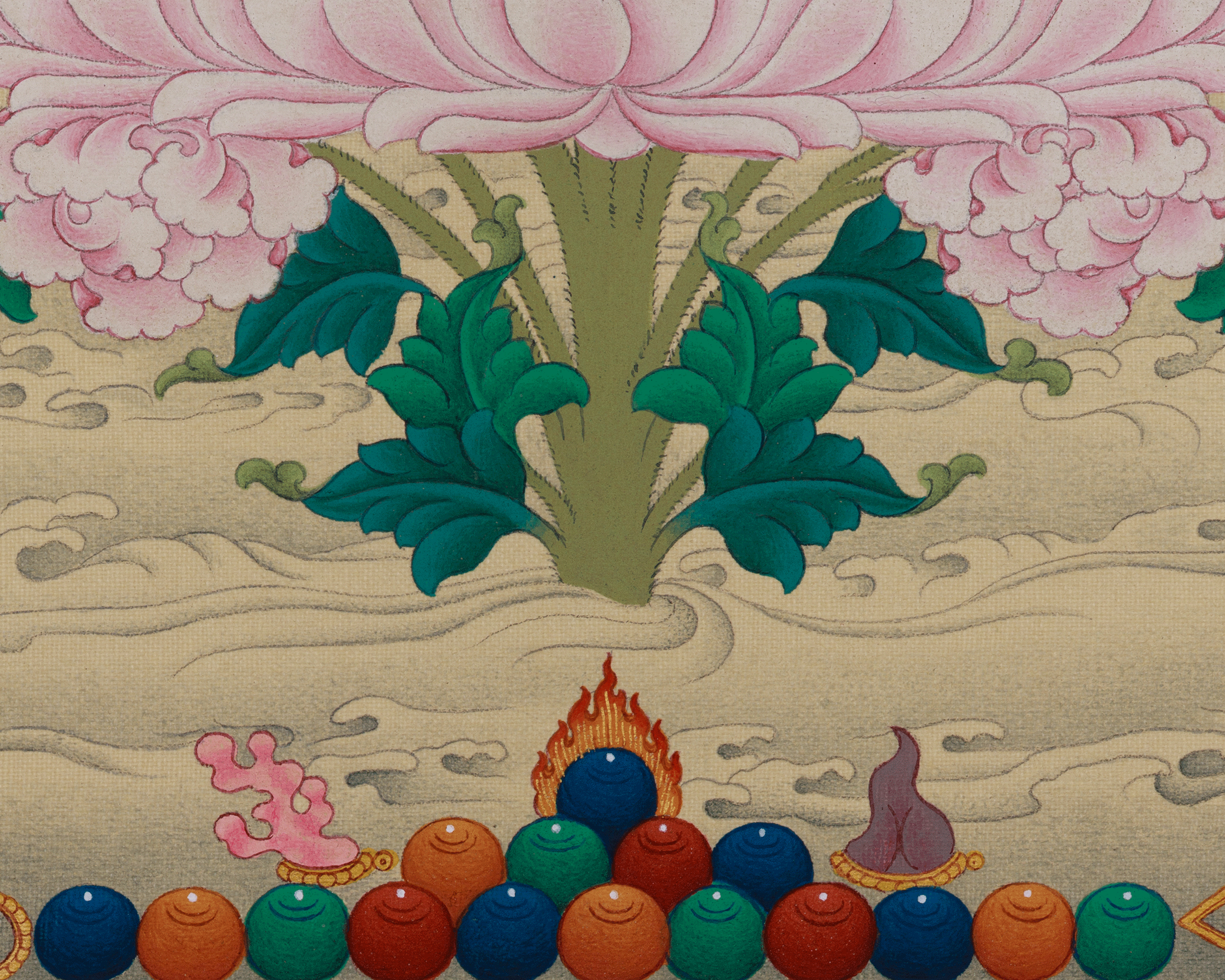 Himalayan Thangka of Vajrasattva | Purification and Spiritual Transformation Deity