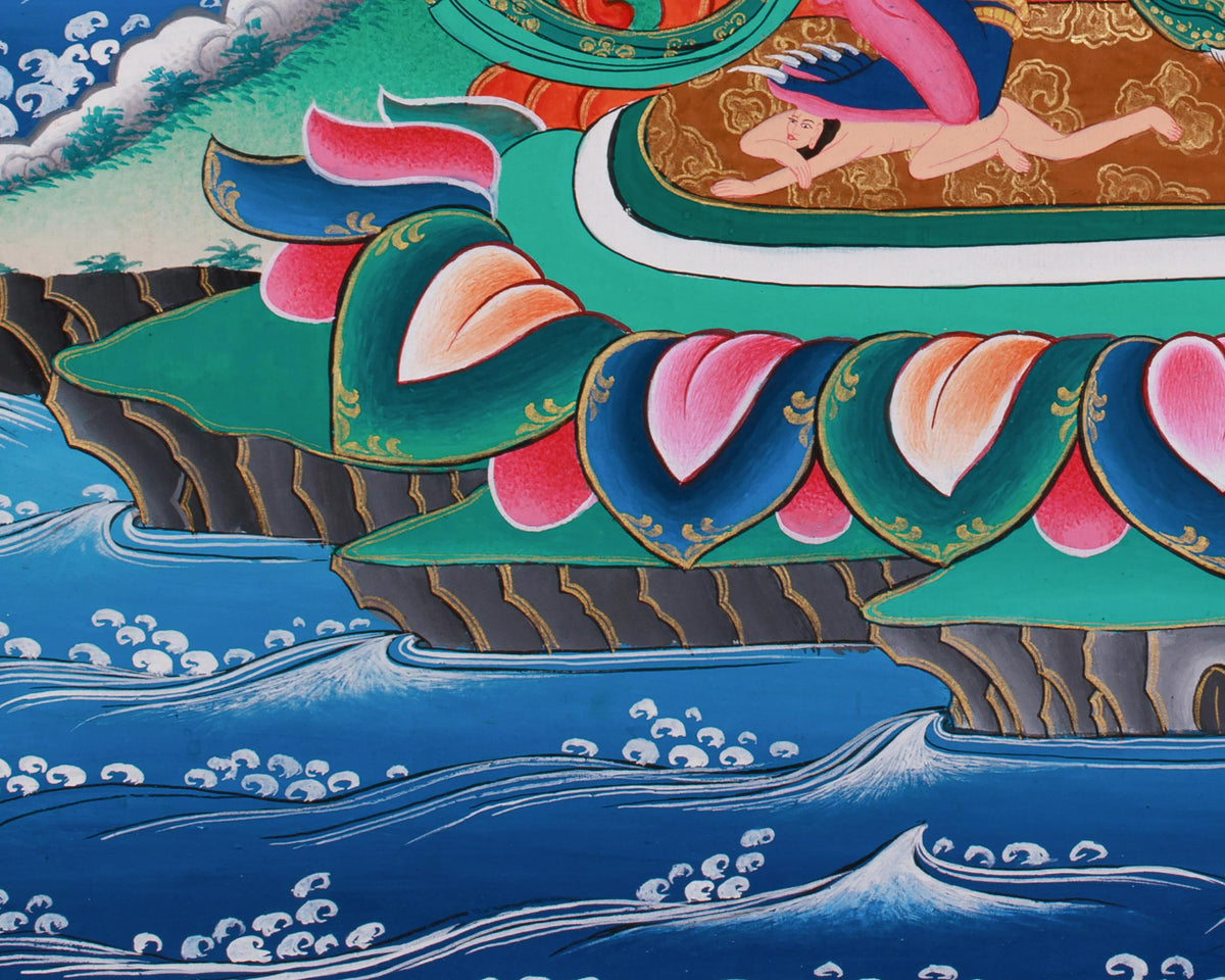Vajrakilaya Painting | Wrathful Deity of Protection and Transformation