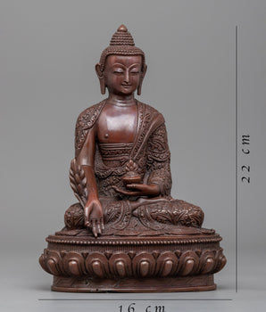 Medicine Buddha, Bhaisajyaguru Statue | Traditional Himalayan Buddhist Art