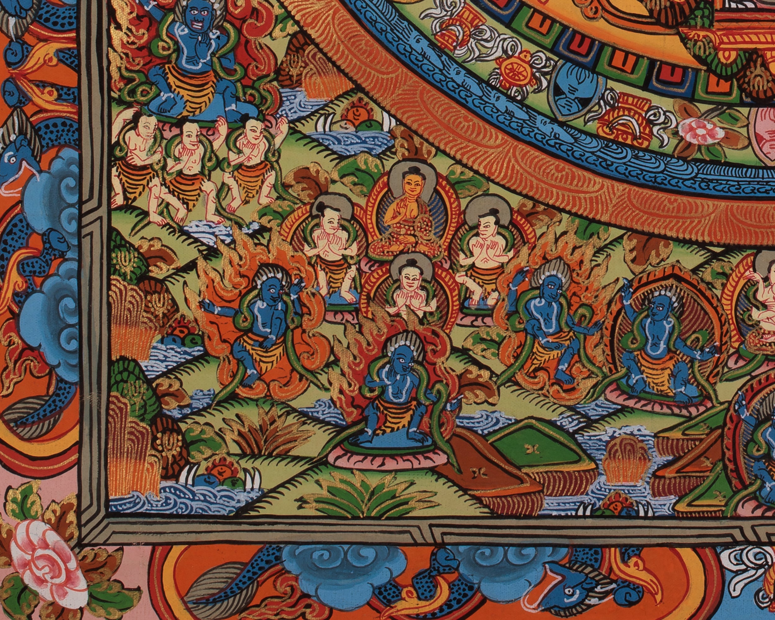Buddha Mandala Tibetan Art | Representing Enlightened Wisdom and Harmony