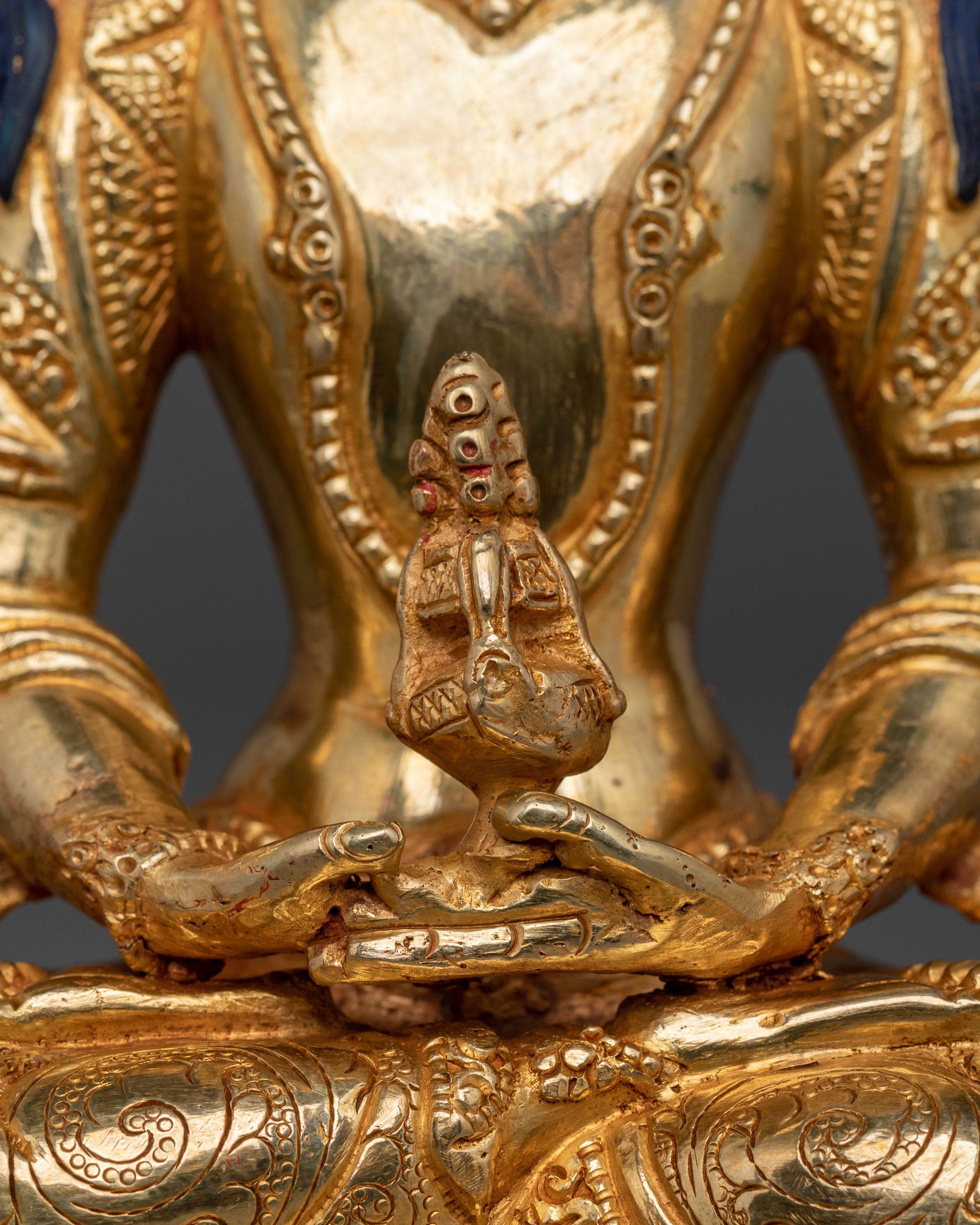 Handmade Tibetan Amitayus Sculpture | Traditional Buddhist Art