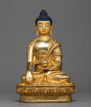 historical buddha gilt statue