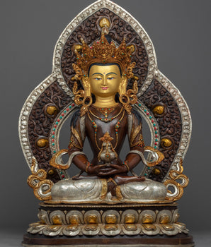 Buddha Amitayus Gold Statue