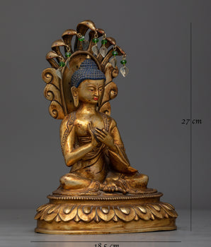 antique-Nagarjuna-gold-gilded