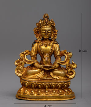 Amitayus Longevity Statue | Divine Blessing for Flourishing Health and Prosperity
