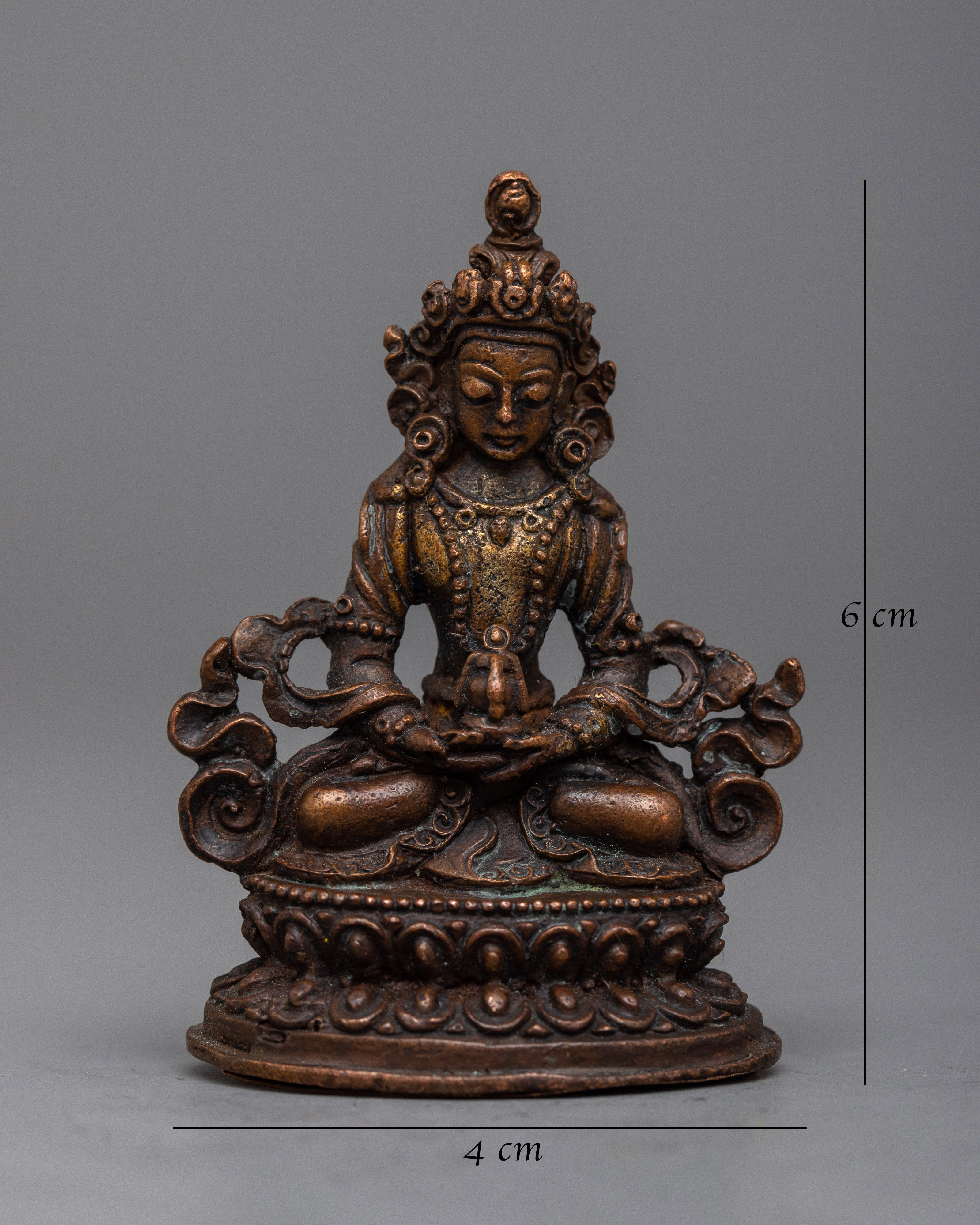 Machine Made Spiritual Buddha Amitayus Statue | Deity of Longevity and Infinite Light