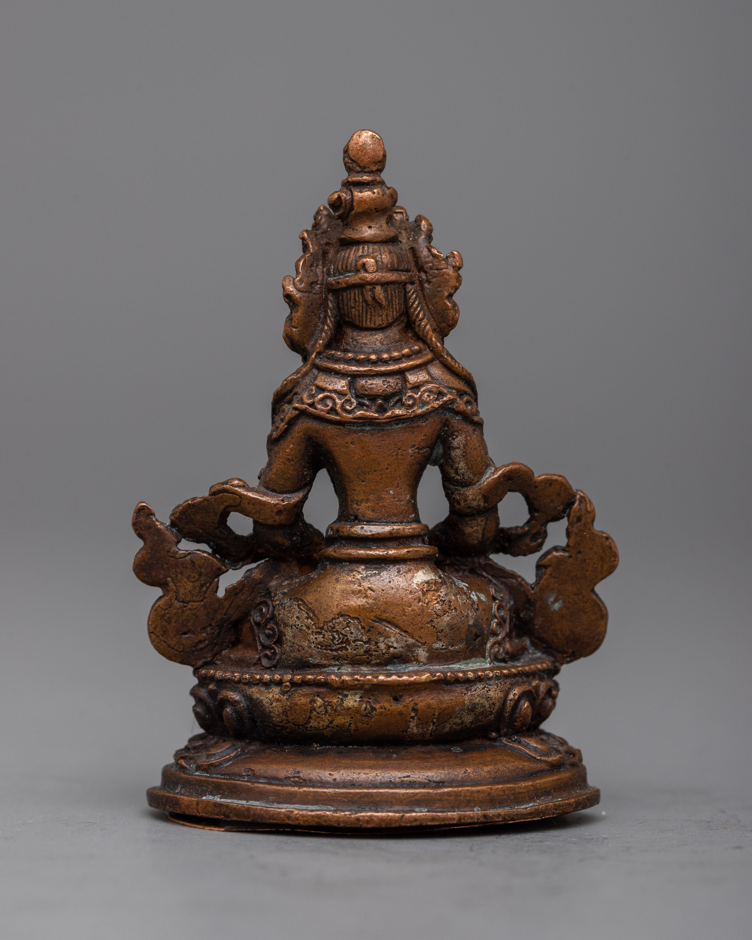 Machine Made Spiritual Buddha Amitayus Statue | Deity of Longevity and Infinite Light