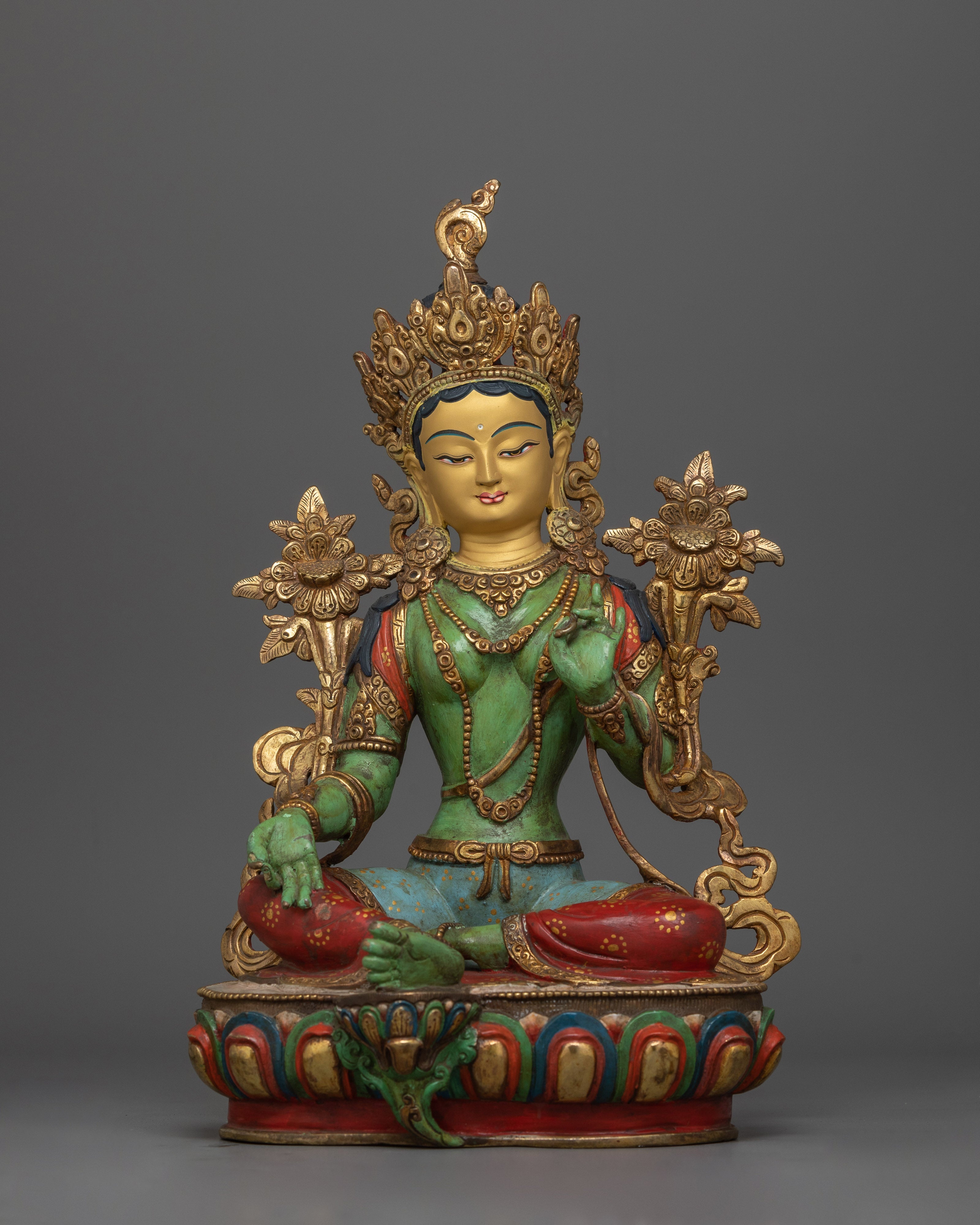 green-tara-colored-handmade