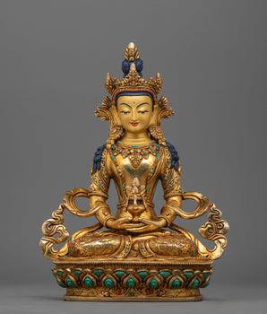 Amityus Infinite Life Buddha Statue 
