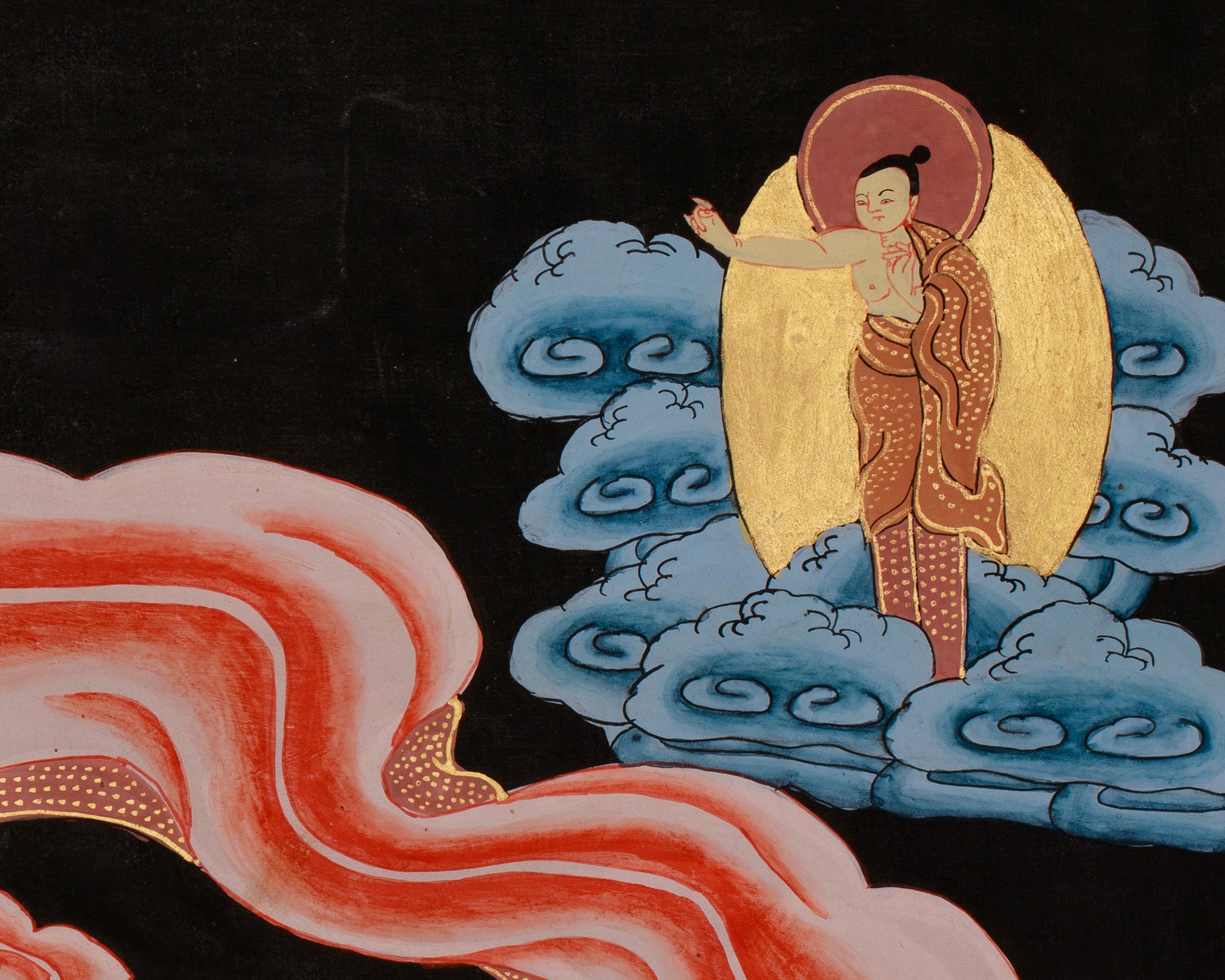 Sacred Wheel of Life Art | Bhavachakra Thangka | Tibetan Artwork