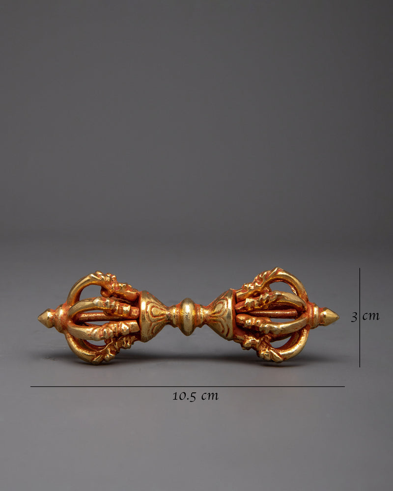 Buddhist Copper Vajra | Traditional Symbol of Spiritual Power and Protection