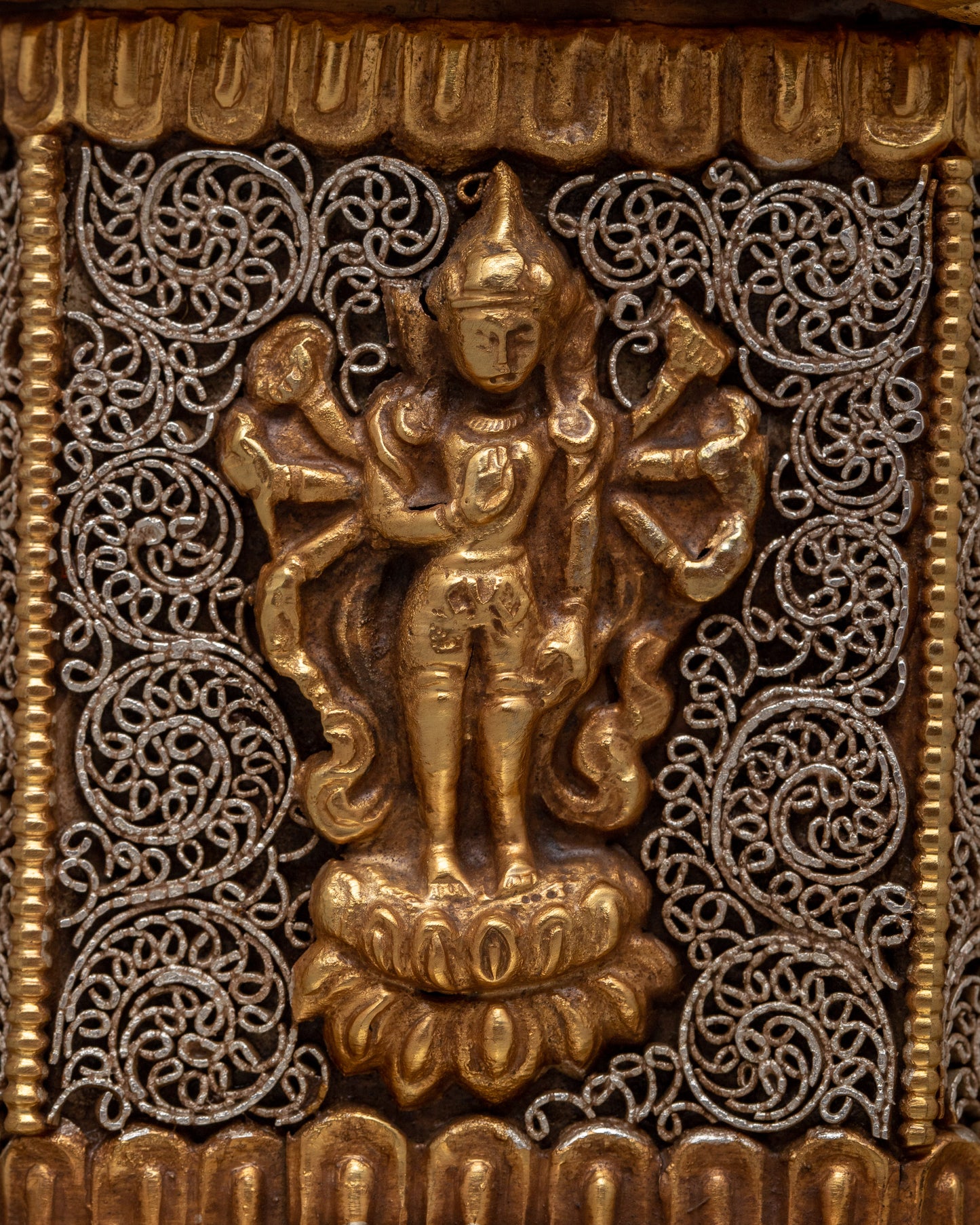 Copper Dharma dhatu Statue | Symbol of Spiritual Wisdom and Enlightenment