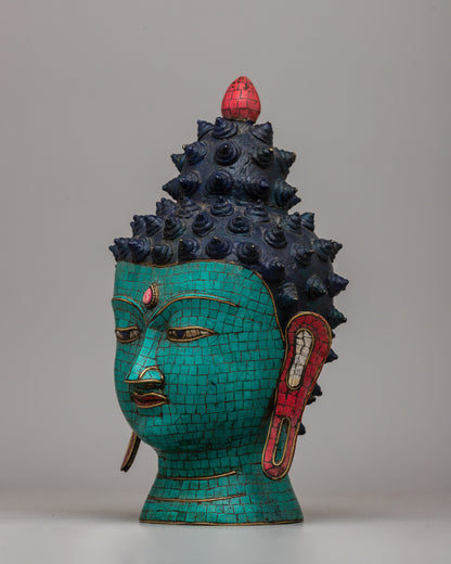 Buddha Head Bust | Symbol of Serenity and Spiritual Wisdom