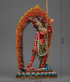 red painted naro dakini