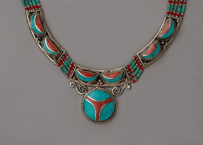 Tibetan Jewelry Necklace | Infused with Rich Cultural Symbolism and Spiritual Meaning