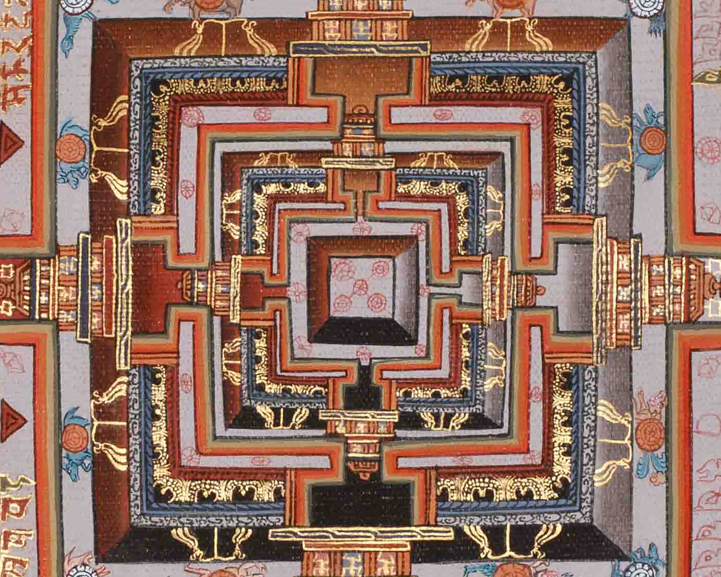 Dharma Art Kalachakra Mandala | Representing Cosmic Harmony and Enlightenment