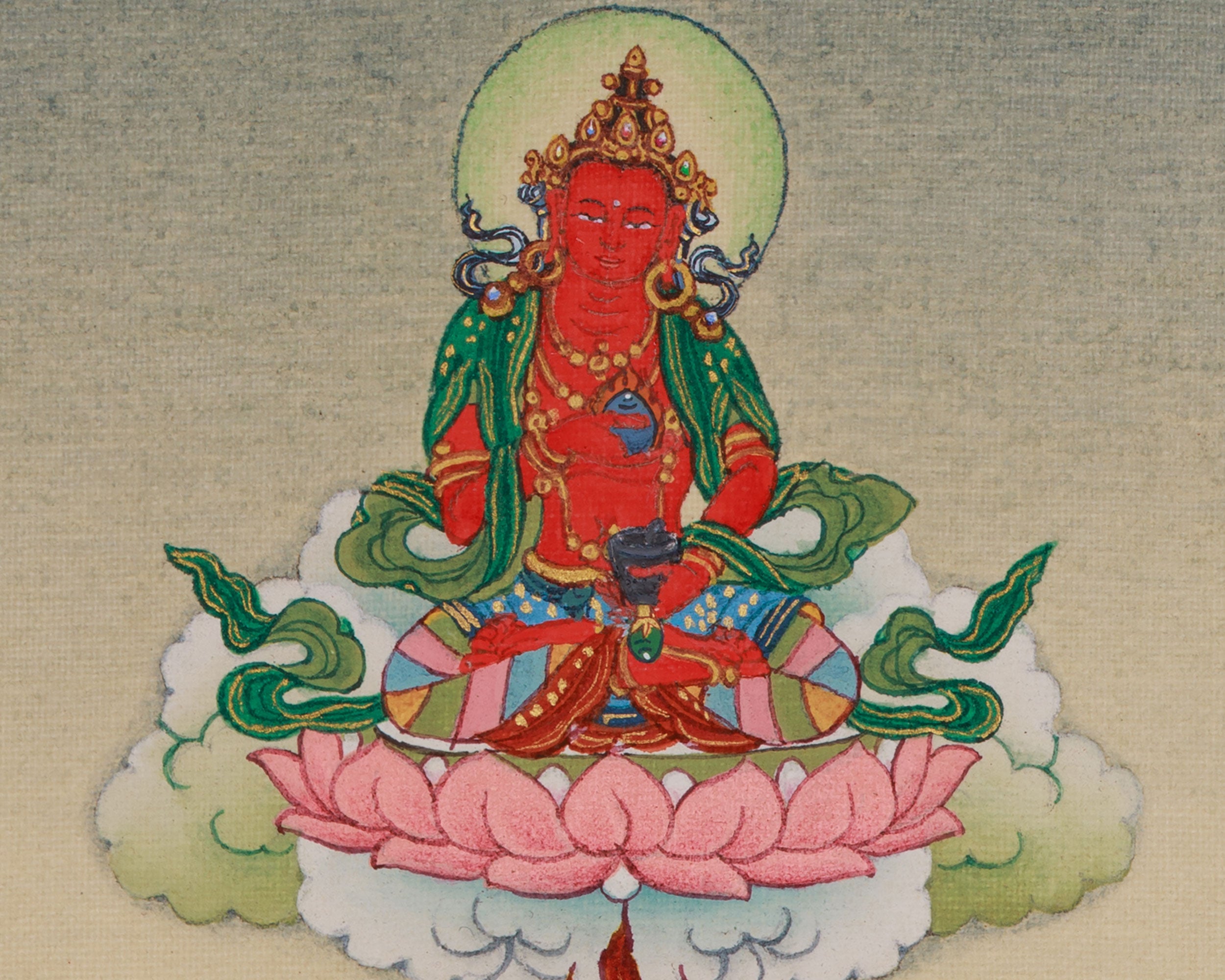 Protector Deity White Mahakala Thangka | Vajradharma Artwork