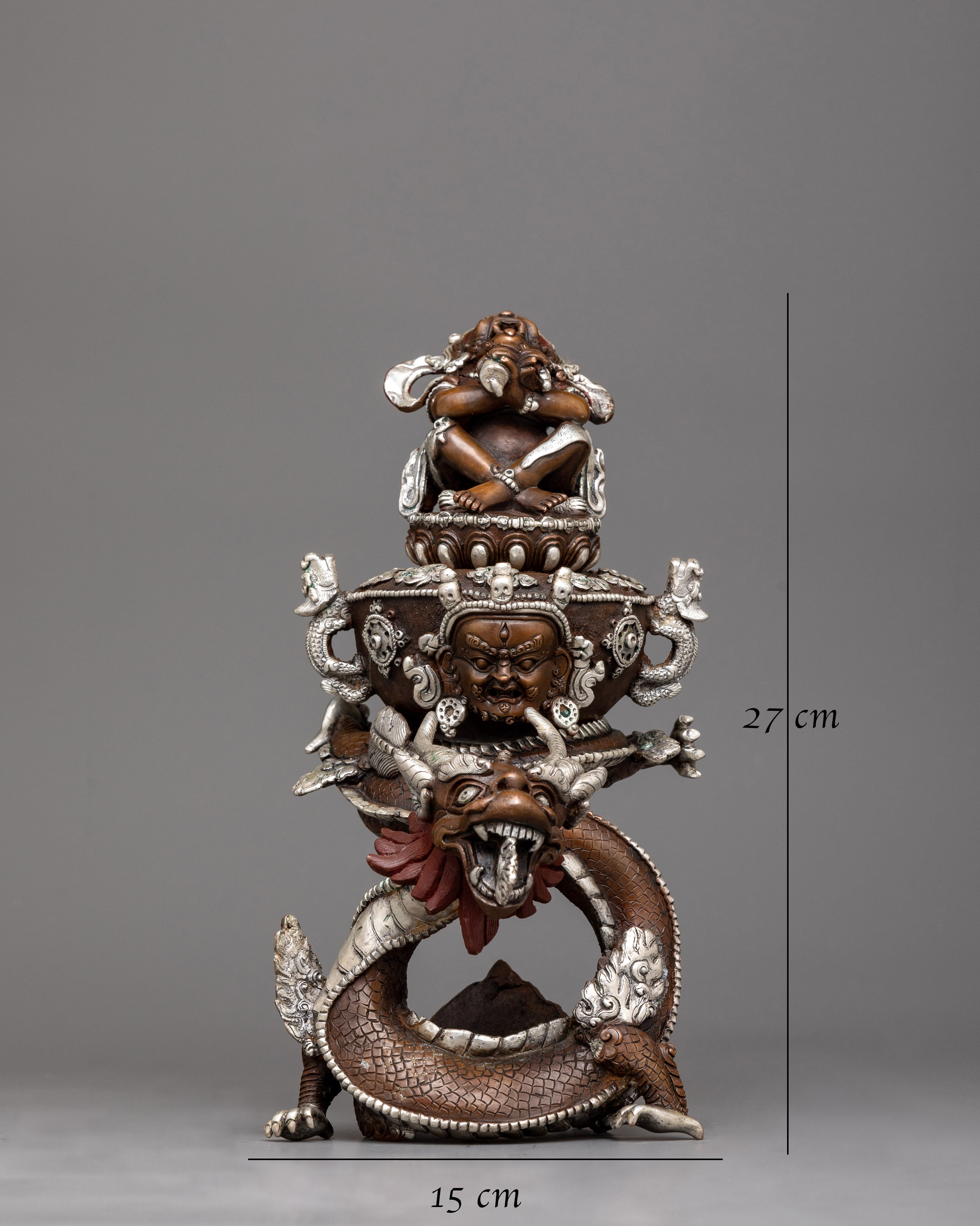 Vajradaka Dragon Incense Burner | Dragon Incense Burner for Spiritual Purification