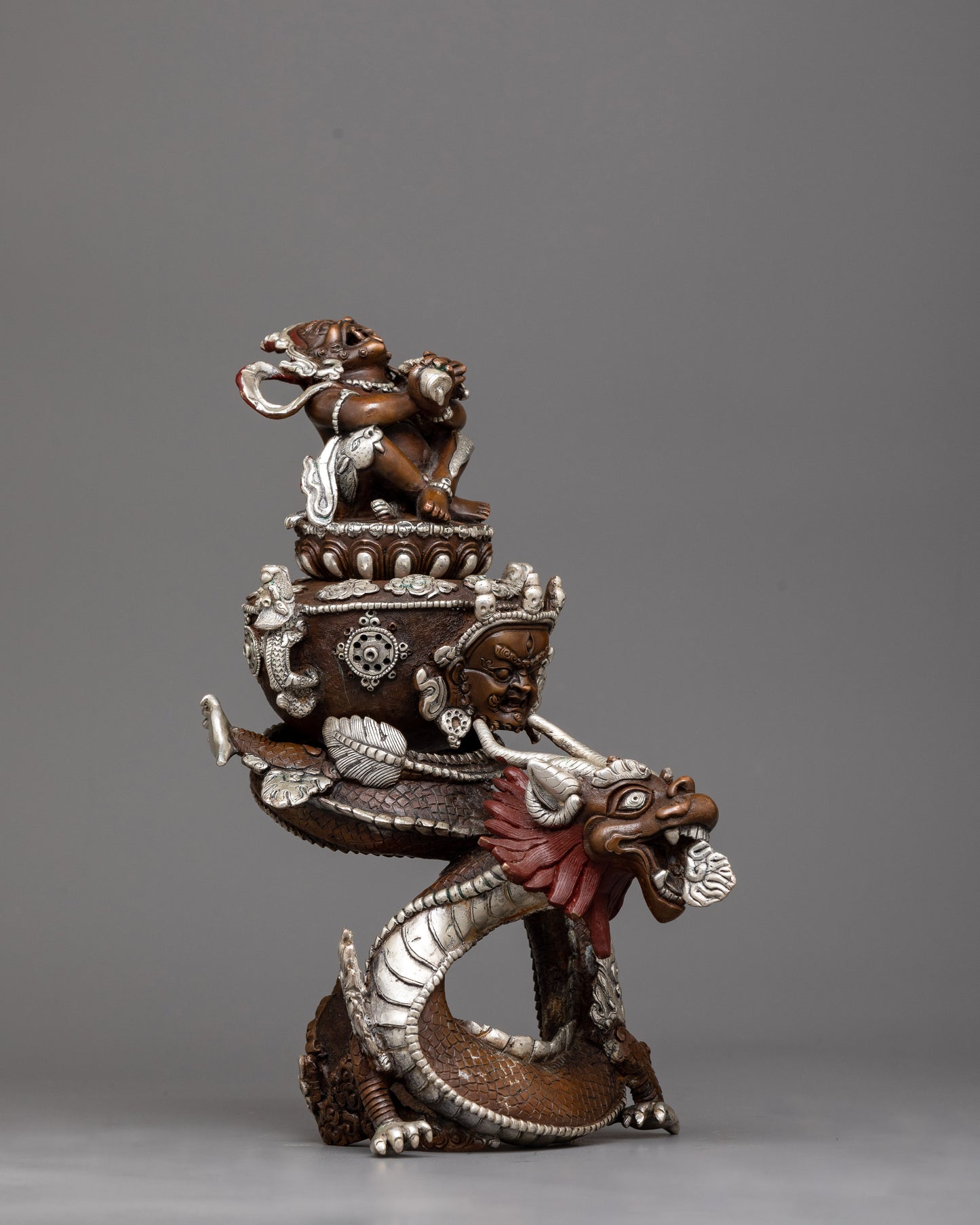 Vajradaka Dragon Incense Burner | Dragon Incense Burner for Spiritual Purification