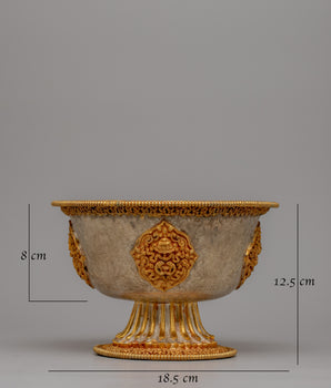 Buddhist Water Offering Bowls | Crafted for Sacred Rituals and Reverence in Buddhist Tradition