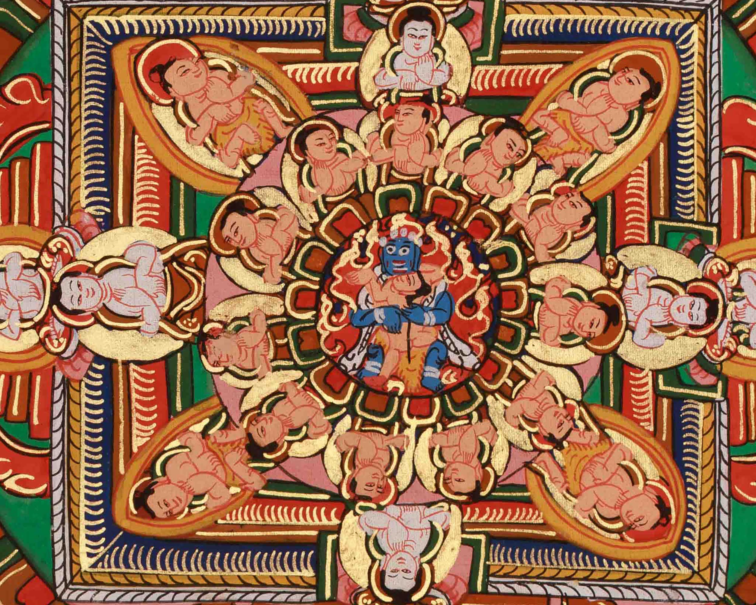 Traditional Five Mandala Art | Inner Transformation and Awakening