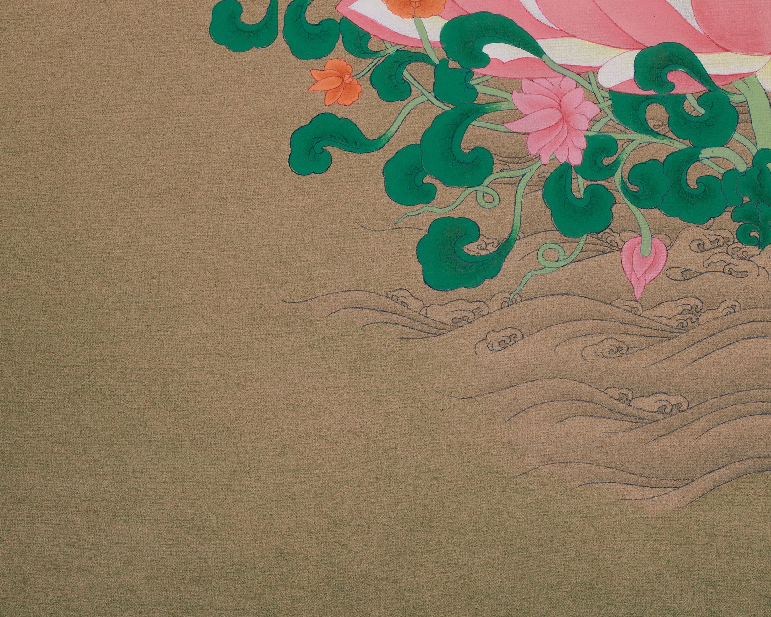 Spiritual Thangka Of Shakyamuni Buddha | Siddhartha Gautama | Himalayan Art Of Peace & Enlightenment |