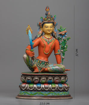 Exquisite Statue for Manjushri Mantra | Wisdom and Clarity