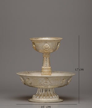 Pure Silver Serkyem Set | Crafted for Sacred Offerings and Spiritual Reverence