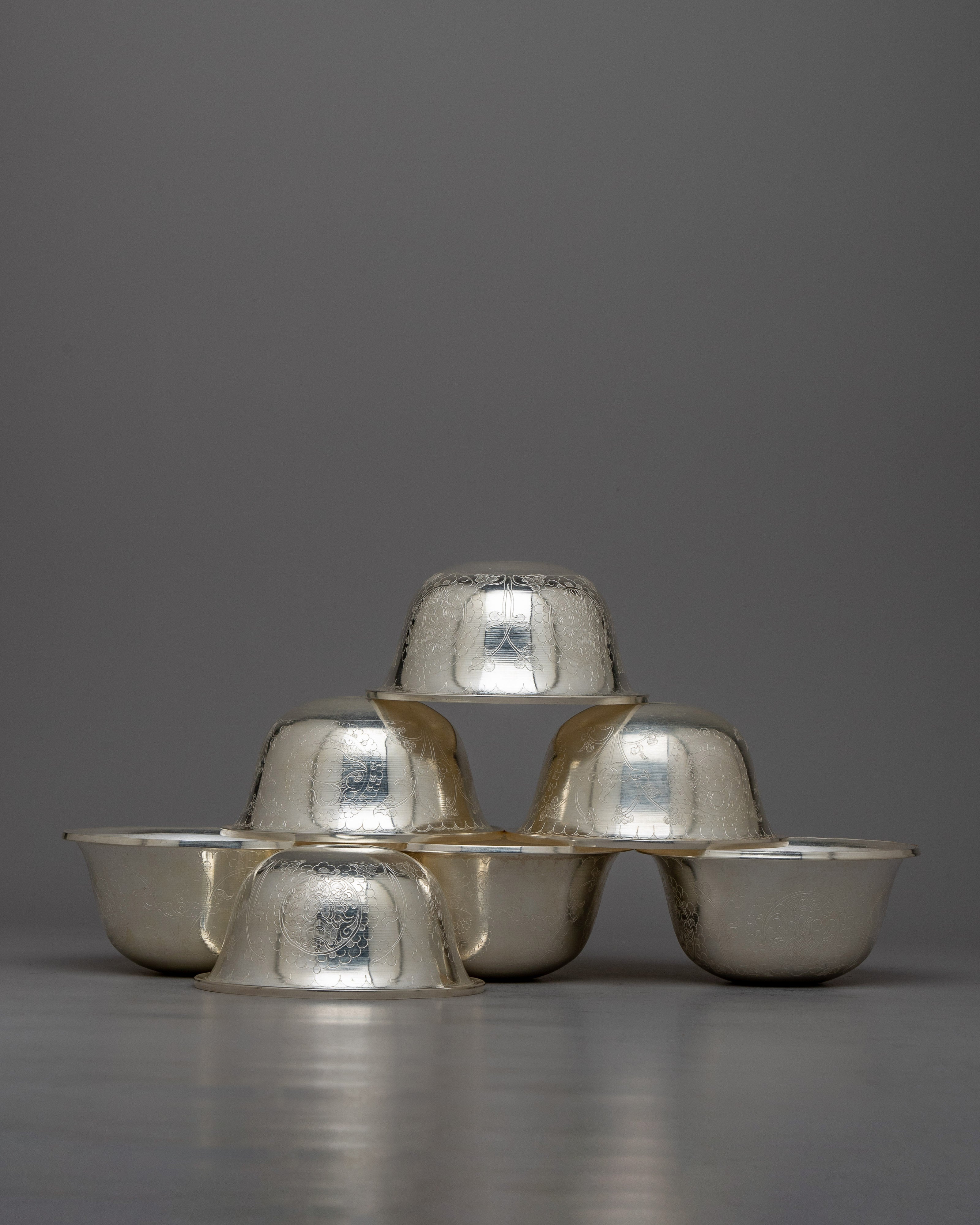 Silver Offering Bowls | Perfect for Reverent Offerings and Spiritual Practices