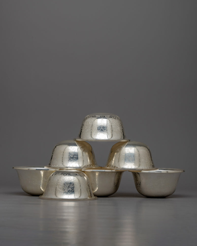 Silver Offering Bowls | Perfect for Reverent Offerings and Spiritual Practices