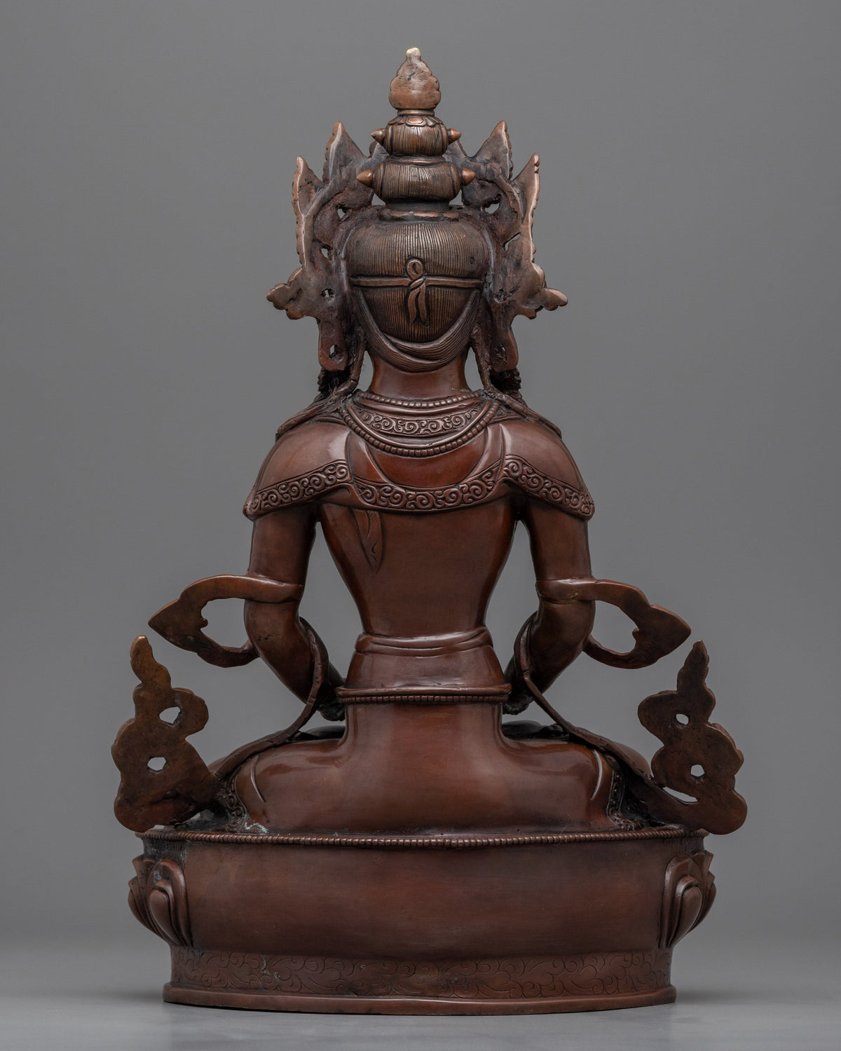 Seated Amitayus Buddha Statue  | Handmade Traditional Nepali Figure