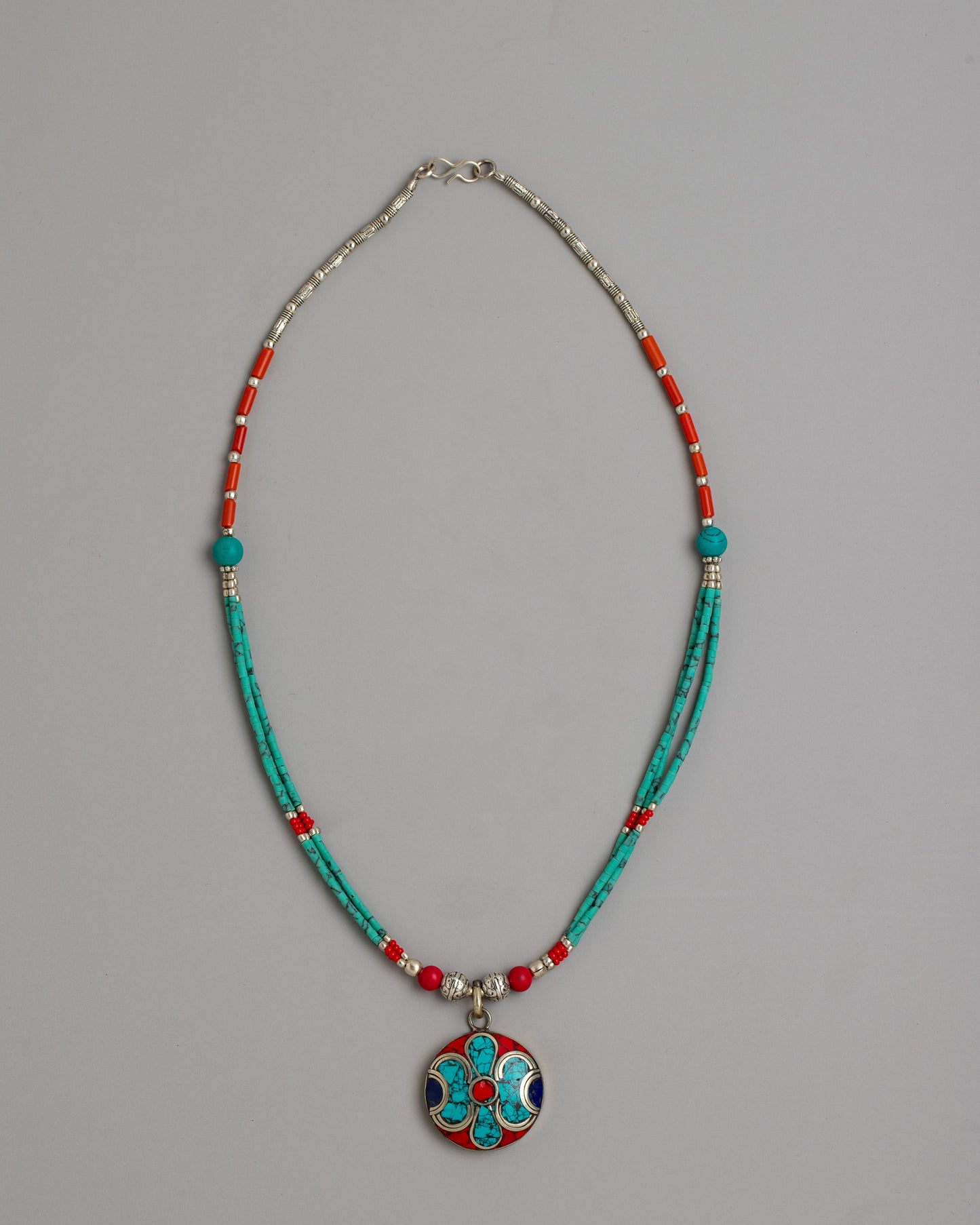 Tibetan Coral Necklace | Adorn Yourself with the Richness of Himalayan Tradition