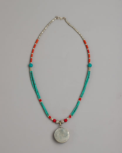 Tibetan Coral Necklace | Adorn Yourself with the Richness of Himalayan Tradition