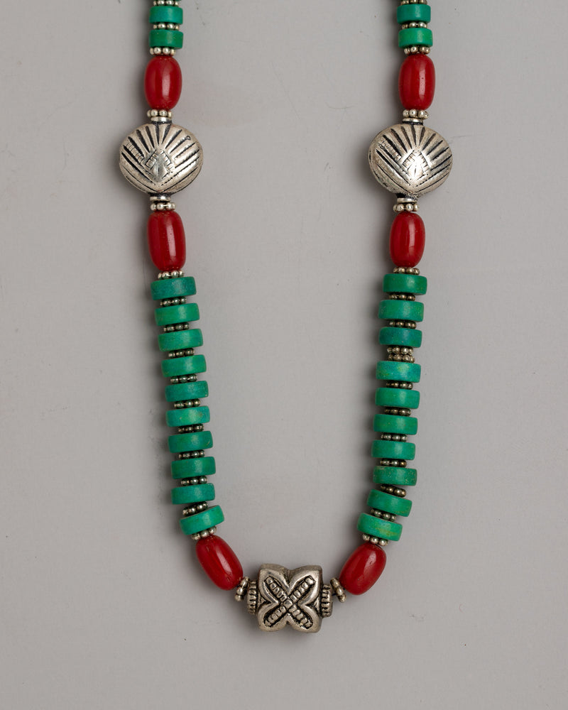 Tibetan Tibet Silver Necklace | Embrace Authentic Himalayan Craftsmanship