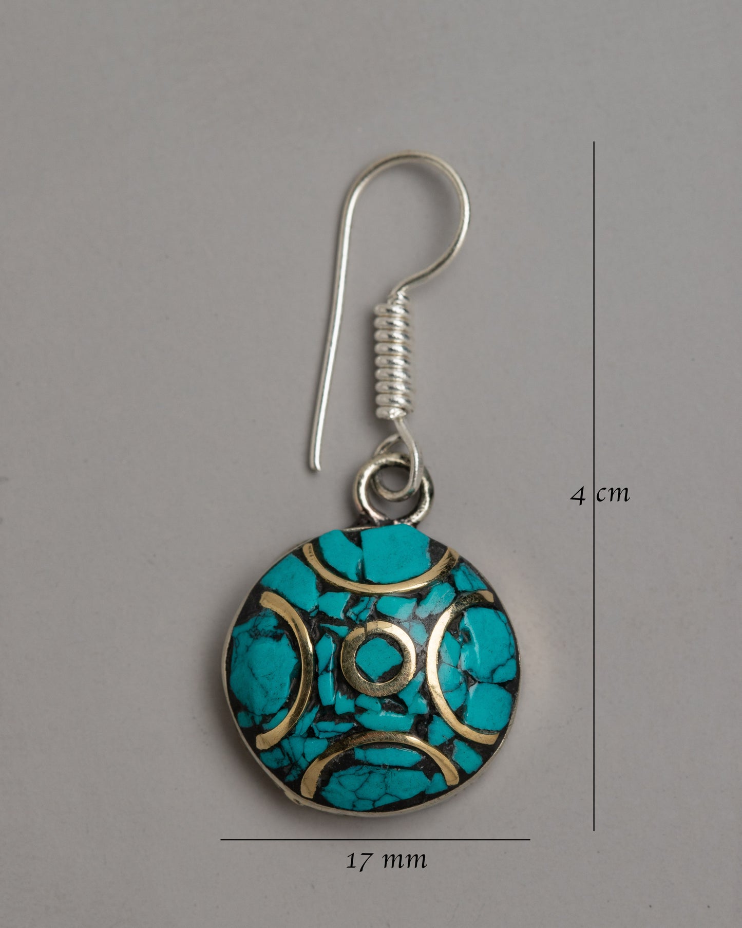 Silver Turquoise Earrings Set | Infusing Elegance and Natural Charm