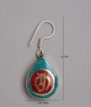 Coral Turquoise Earrings Set | Infusing Vibrant Colors and Bohemian Elegance
