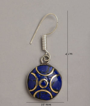 Blue Lapis Lazuli Earrings Set | Adorn Your Ears with Beautiful Dangle Earrings