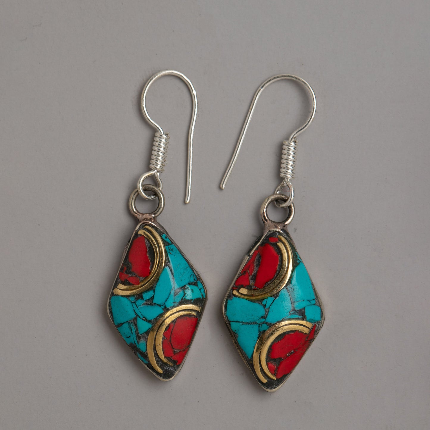 Earrings Turquoise Jewelry |  Jewelry Crafted with Artifical Turquoise Powder