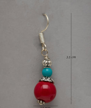 Coral Red Earrings | Infusing Vibrant Color and Bohemian Charm