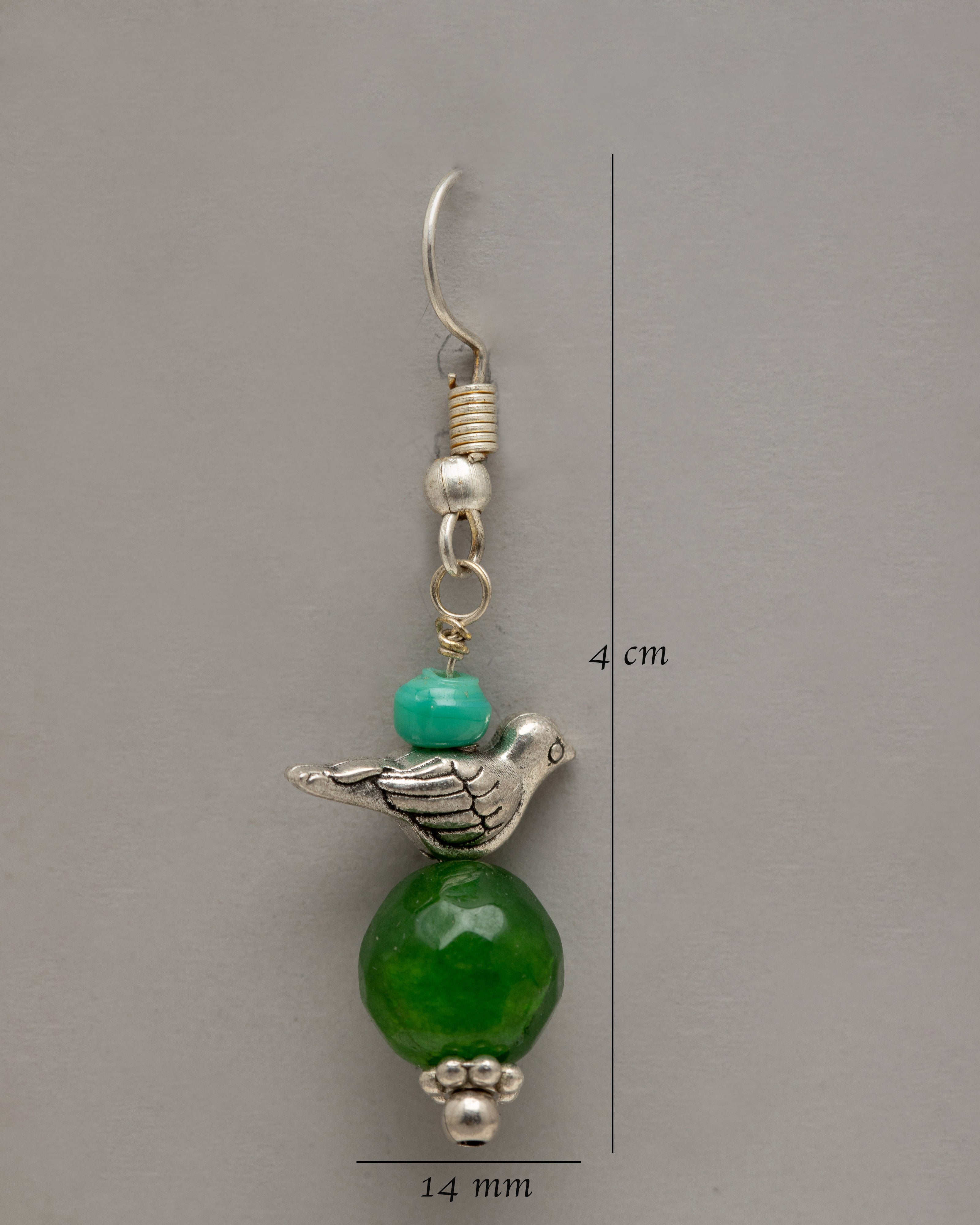 Green Onyx Drop Earrings | Shine Bright with Green Onyx Drop Earrings