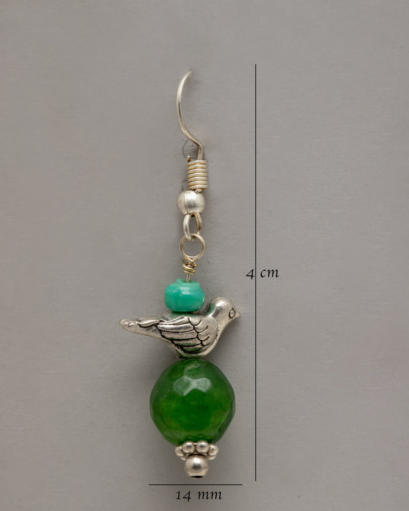 Green Onyx Drop Earrings | Shine Bright with Green Onyx Drop Earrings