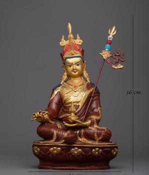 Tibetan Guru Rinpoche Statue | Embodying Wisdom and Compassion in Tibetan Buddhist Tradition