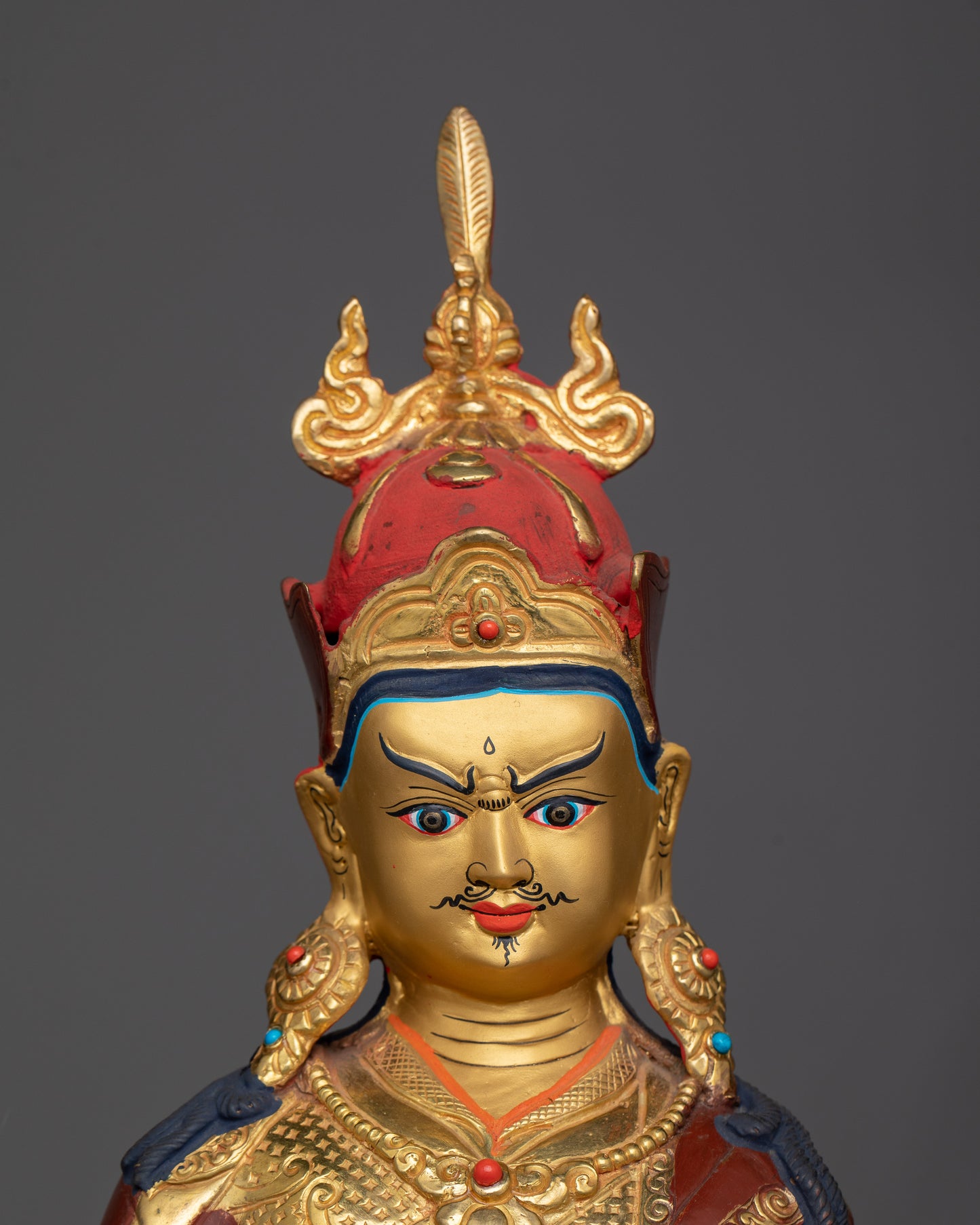 Tibetan Guru Rinpoche Statue | Embodying Wisdom and Compassion in Tibetan Buddhist Tradition