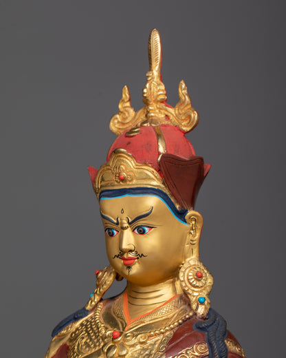 Tibetan Guru Rinpoche Statue | Embodying Wisdom and Compassion in Tibetan Buddhist Tradition