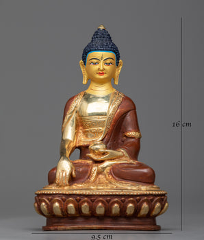 Shakyamuni Buddha Mantra Practice Statue | Channeling Divine Wisdom and Inner Harmony