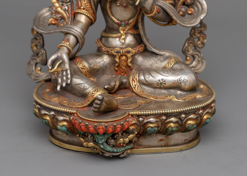 Green Tara Goddess of Compassion Statue | Symbol of Divine Grace and Nurturing Energ