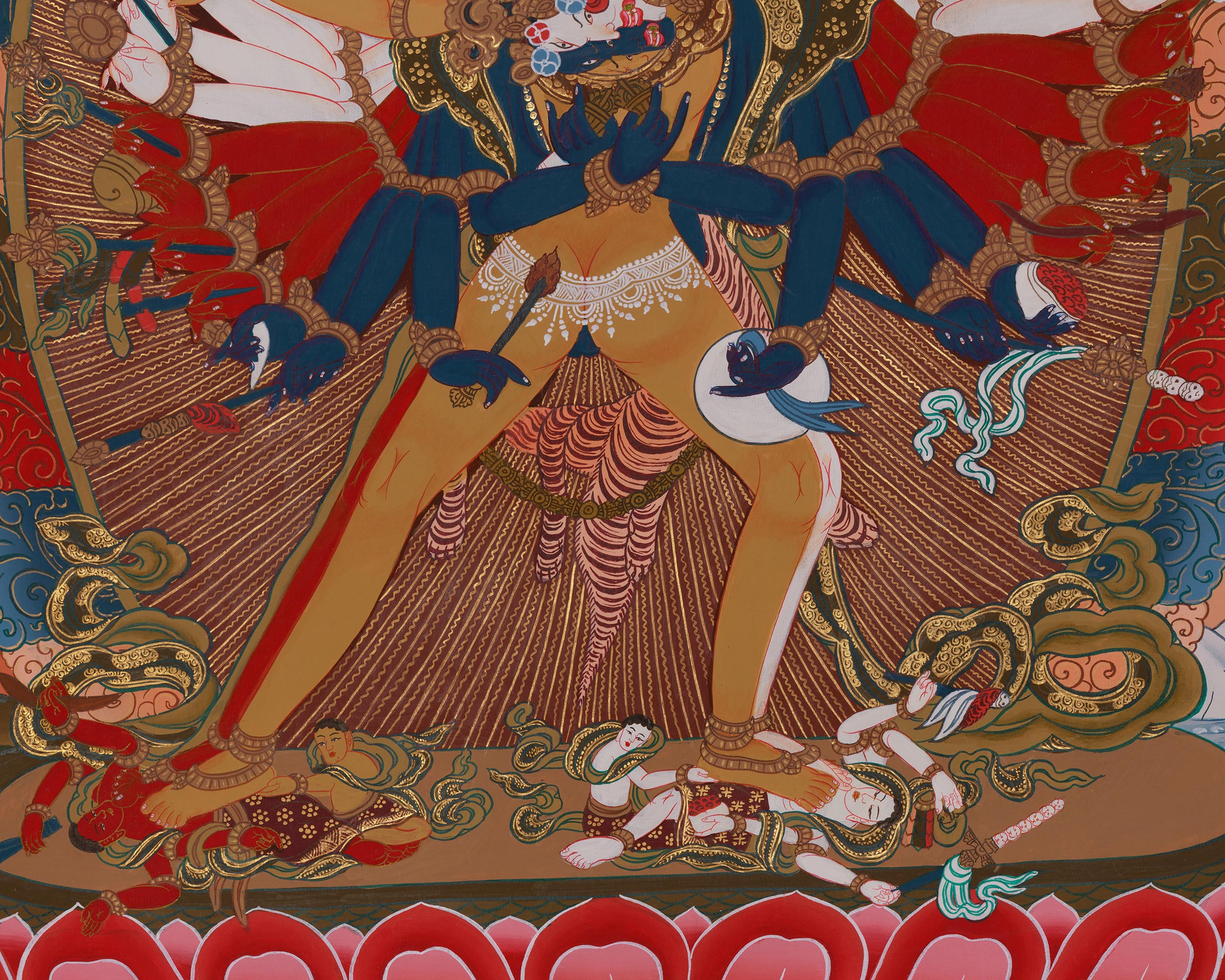 Divine Thangka Of Chakrasamvara | Journey into Spiritual Enlightenment | Meditation Altar