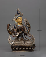 Himalayan Meditating Chenrezig Sculpture
