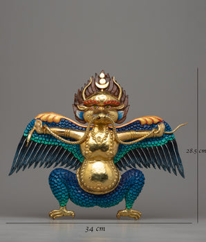 Garuda Wall Hanging Decor | Symbol of Protection and Spiritual Power